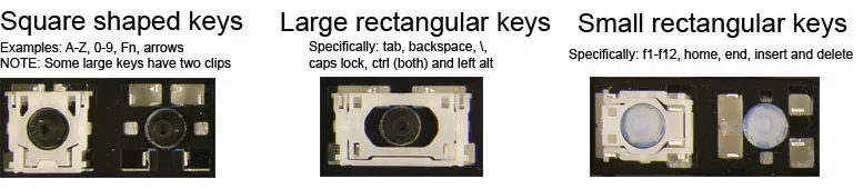 Retainer clip style — Part DB33