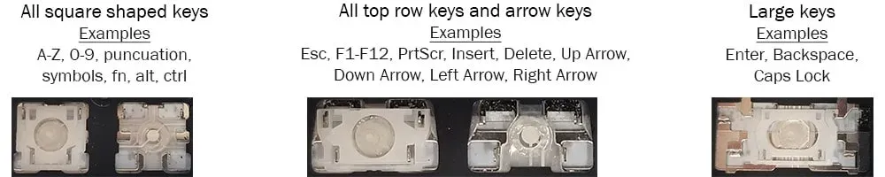 Retainer clip style — Part DB45