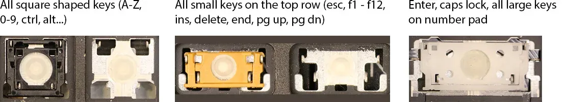 Retainer clip style — Part H37A