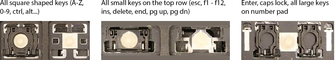 Retainer clip style — Part H37B
