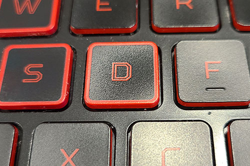 Double lettered WASD keys keyboard