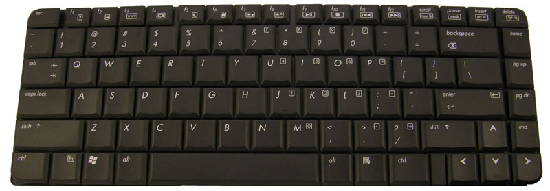 Matte Black keyboard