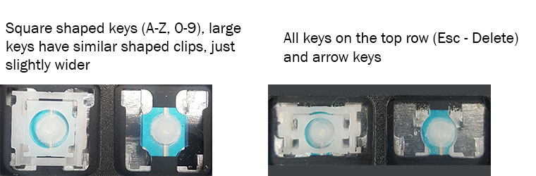 Retainer clip style — Part LB17