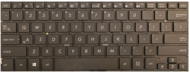 Black keyboard style