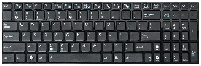 Chicklet Style keyboard style