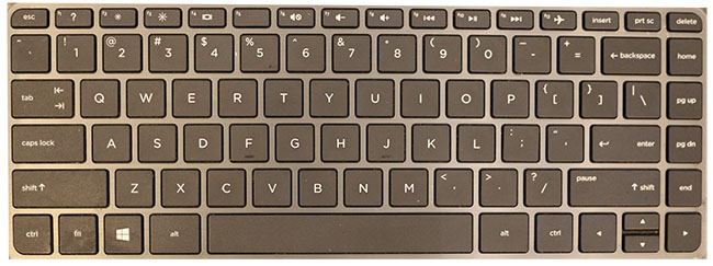 Keyboard layout