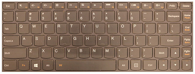 Keyboard layout