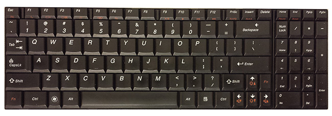 Keyboard layout
