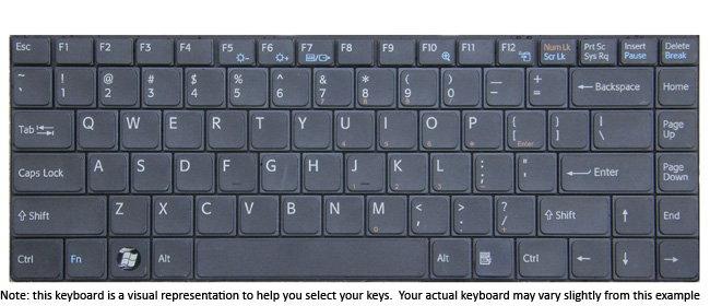 Matte Black keyboard style